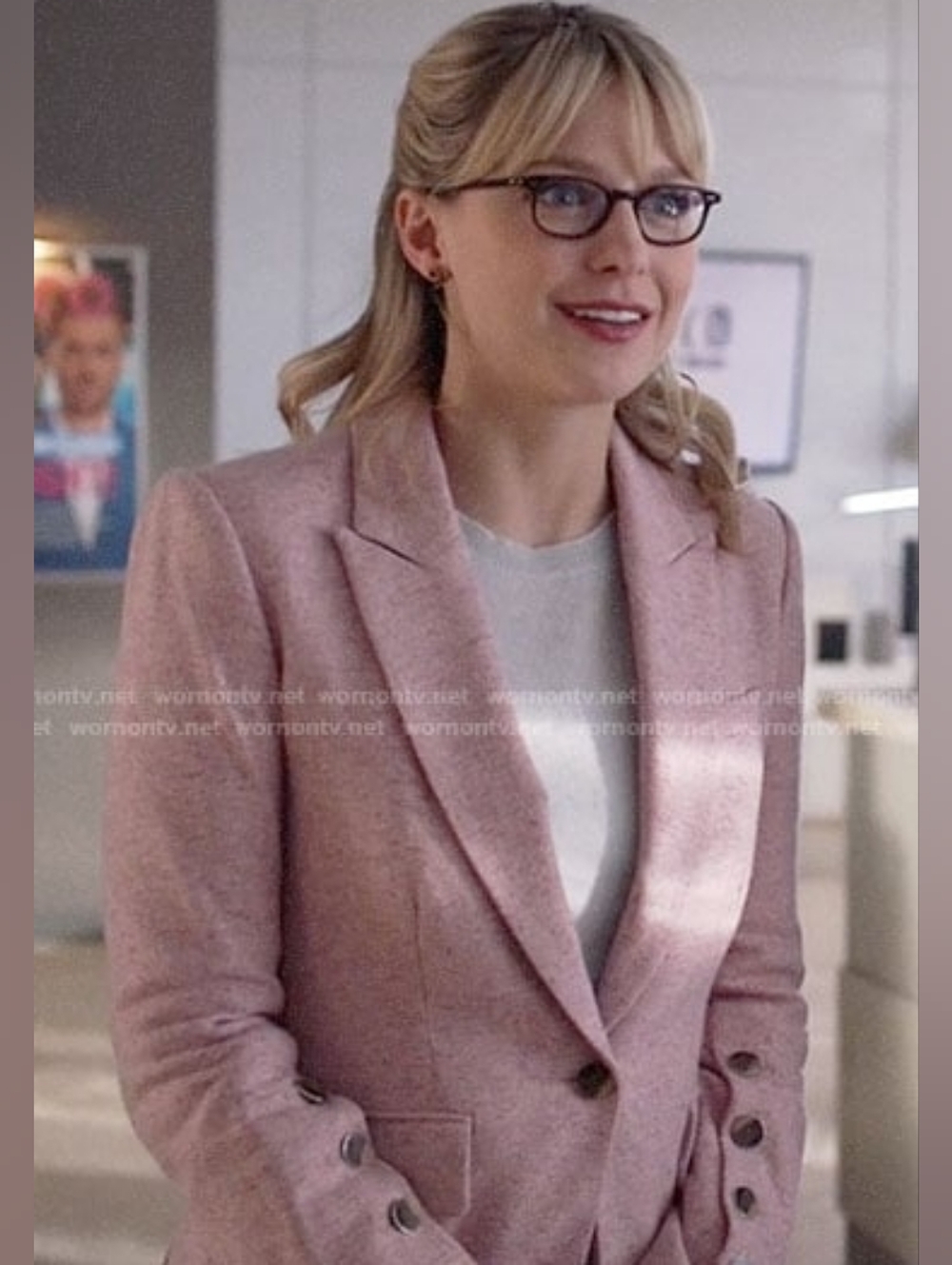Veronica Beard Steele Pink Wool Tweed Dickey Jacket Blazer Size 2 Celebrity - Picture 3 of 14